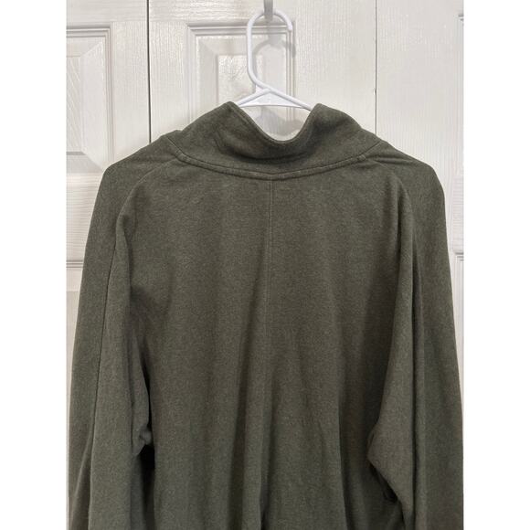 Pact Organic Cotton Green Airplane Relaxed Cardigan Size Large - Picture 5 of 9